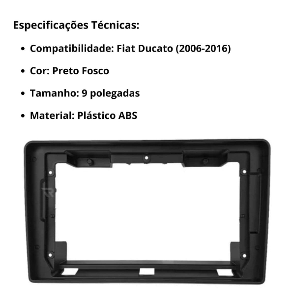Multimídia Android Carplay 9p 2+32Gb Quadcore Ducato Gps Bt