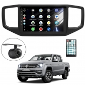 Multimidia Carplay Android 9p 2+32Gb Quadcore Amarok Gps Bt