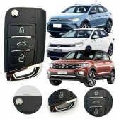 Chave Canivete Compativel VW Novo 3B Sem Lamina - VW Novo 3B Universal