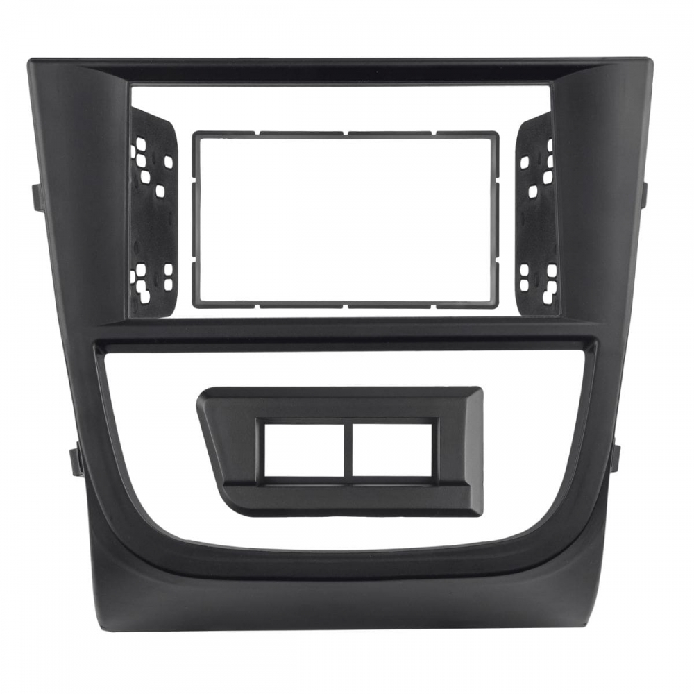 Moldura Contra Frente Gol/ Voyage/ Saveiro G5 2 Din Preta 89/A2