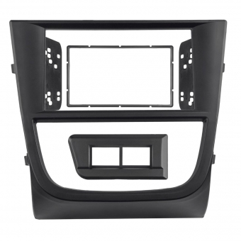 Moldura Contra Frente Gol/ Voyage/ Saveiro G5 2 Din Preta 89/A2