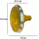 Kit 2 Corneta Cone Curto Rosca Bocal Alumínio Amarelo 14-25 Som