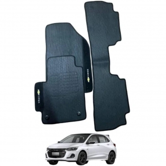 Tapete De Borracha Onix Premier Hatch 2020/2024 3 Peças
