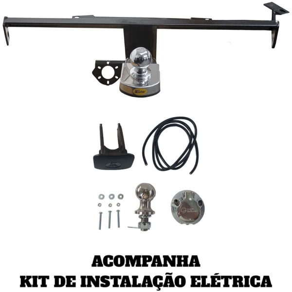 Engate Reboque Fixo Reforcel Fiat Uno 1984 a 2003 500Kg