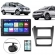Central Multimídia 2 Din Mp5 Spacefox 2012/13 Câmera Moldura