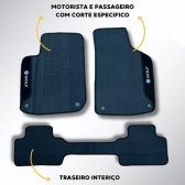 Kit Tapete Emborrachado Golf 1999 até 2011 3 Peças