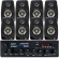 Kit Amplificador 600w Pro Som Ambiente + 8 Caixas Parede Preto