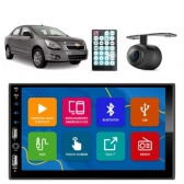 Mp5 Android Carplay Cobalt 2012/15 Moldura + Câmera