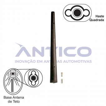 Haste Base quadrada argo toro cronos c/ adaptadores HS335