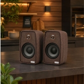 Caixa Som Ambiente Bluetooth 70W Leson Imbuia Ativa + Passiva