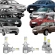 Kit Lâmpadas Led GM VW Ford Renault Farol Alto Baixo e Milha