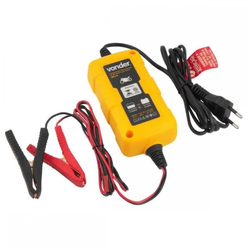 Carregador Inteligente Bateria Bivolt P/ Moto Cib003 Vonder