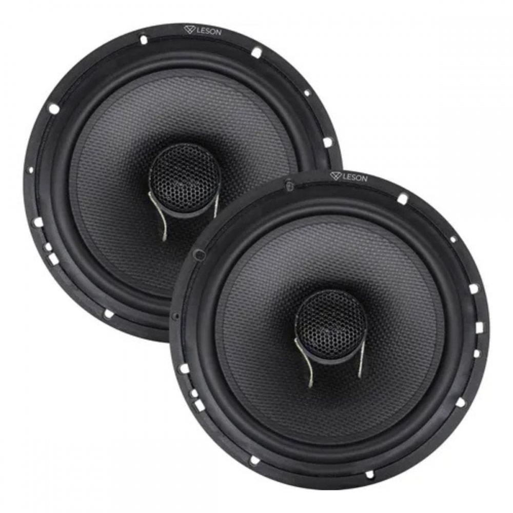 Par Alto Falantes 6 Pol Coaxial Tweeter Neodímio 320w Leson