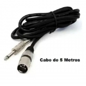 Microfone Leson Mc-200 Dinamico Profissional Preto Brilhante