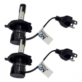 Kit Lâmpada Ultraled Atom Headlight M7 H4 4300k 3700 Lumens