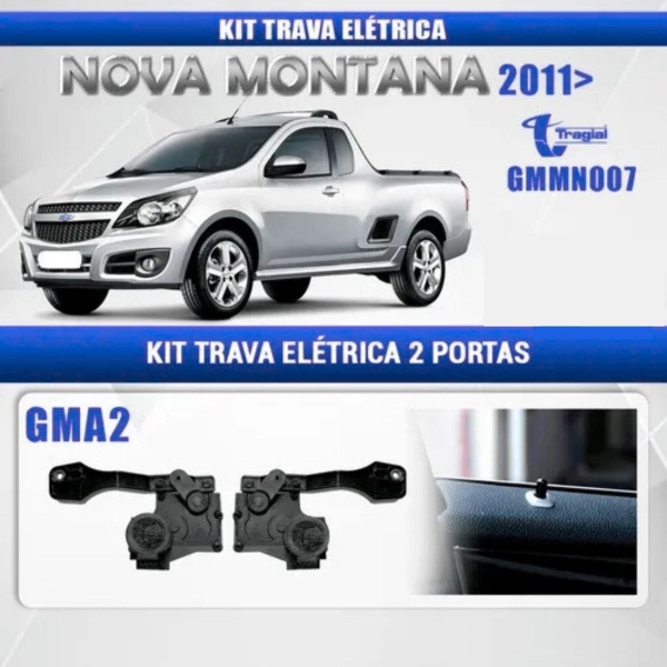 Kit Trava Elétrica Nova Montana a 2011 em Diante 2P Tragial PAKTGMMN007