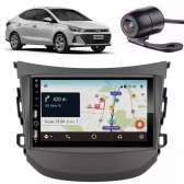 Central Multimídia Carplay Android Auto HB20 2012/20 Moldura + Câmera