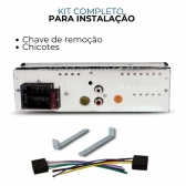 Rádio Automotivo Bluetooth Mp3 Fm Usb Sd Som 7000bt M7 Preto