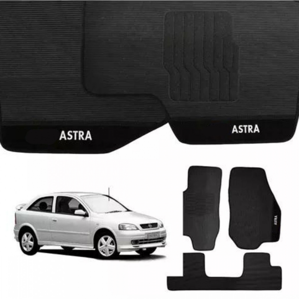 Kit Tapete Emborrachado GM Astra 1999 A 2011 3 Peças