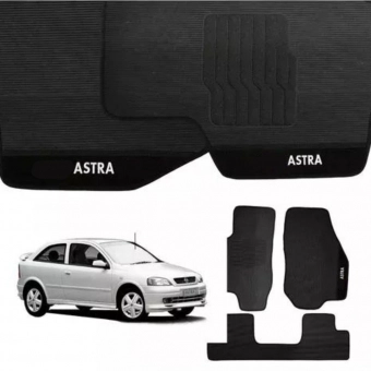 Kit Tapete Emborrachado GM Astra 1999 A 2011 3 Peças