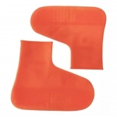 Capa Sapato Impermeável Silicone Tênis Chuva Moto Laranja - G