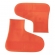 Capa Sapato Impermeável Silicone Tênis Chuva Moto Laranja - G