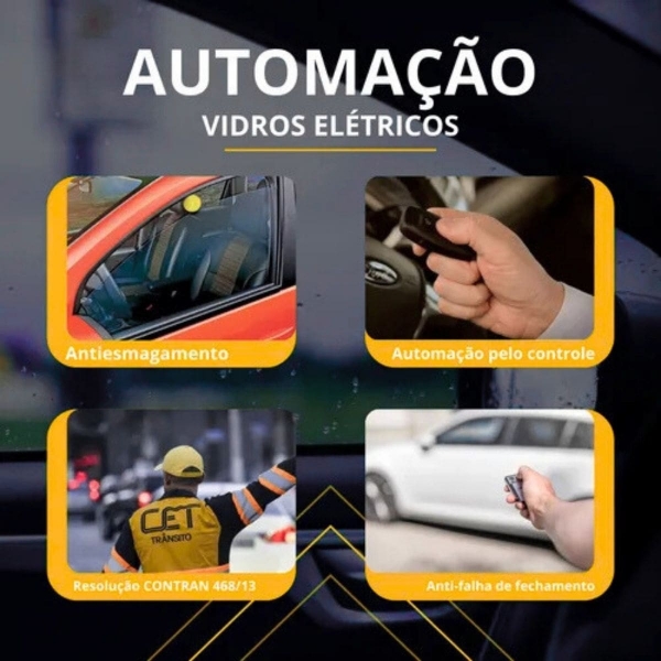 Módulo Vidro Carro Yaris Hilux Sw4 2016 em Diante