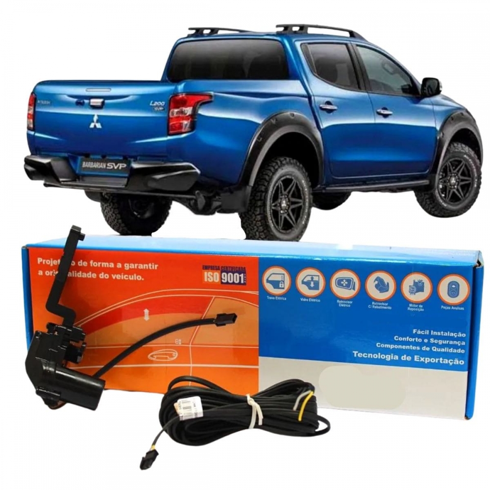 Trava Elétrica Caçamba L200 Triton Outdoor Tampa Traseira Tragial PAKTMTMN003
