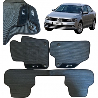 Kit Tapete Emborrachado Jetta 2011 Até 2017 3 Peças