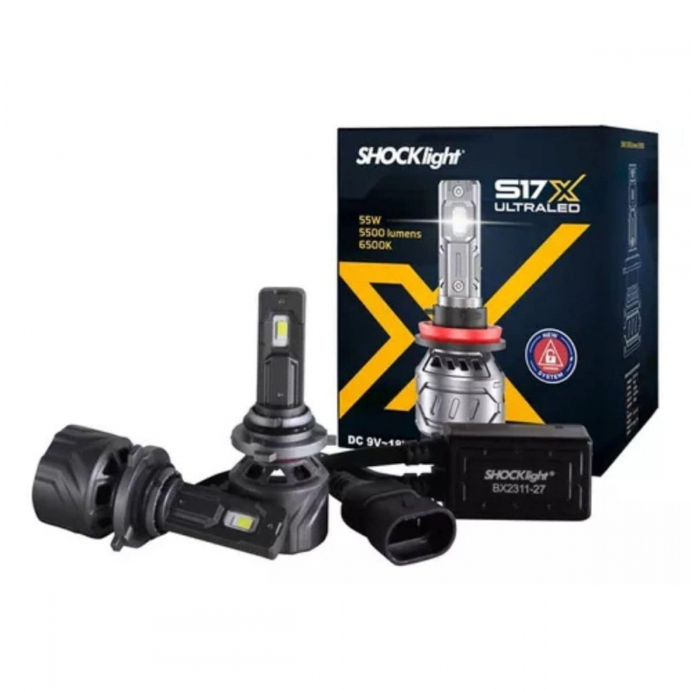 Ultraled Shocklight S17x HB4 6500k 5500 Lumens 9-32v