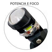 Kit Conversao Led Eliptico HB3 Shocklight 6500k 12v 5000lm