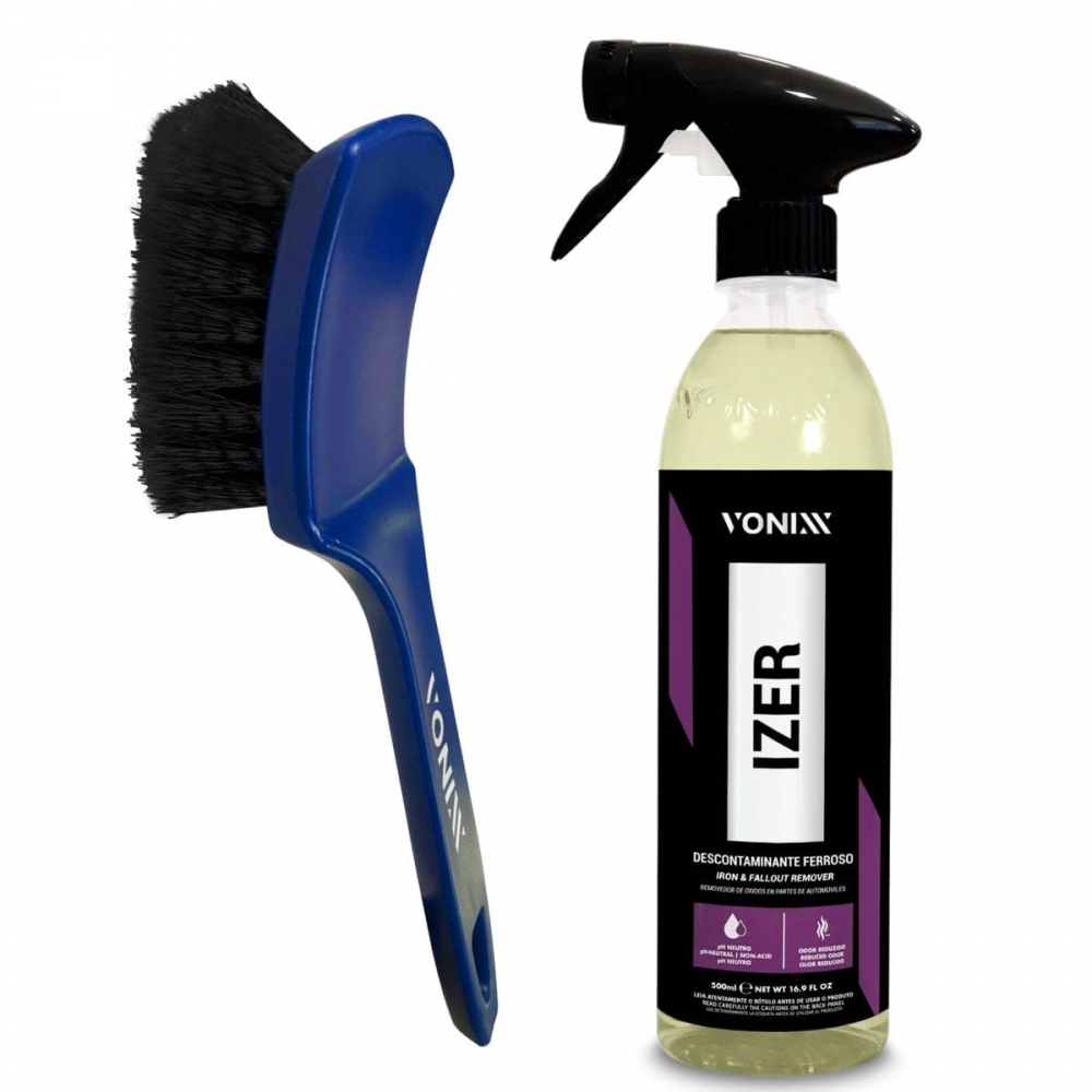 Limpa Rodas Descontaminante Ferroso Izer Vonixx + Escova