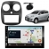 Central Multimídia Carplay Android Atractive Moldura + Câmera Preto