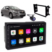 Central Multimidia Android Auto Onix Moldura + Câm