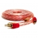 Kit 1 Cabo Rca Dupla Blindagem Injetado 5mts + 2 Rca Y 2m1f