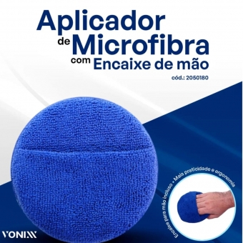 Aplicador De Microfibra Com Encaixe De Mão Luva Vonixx