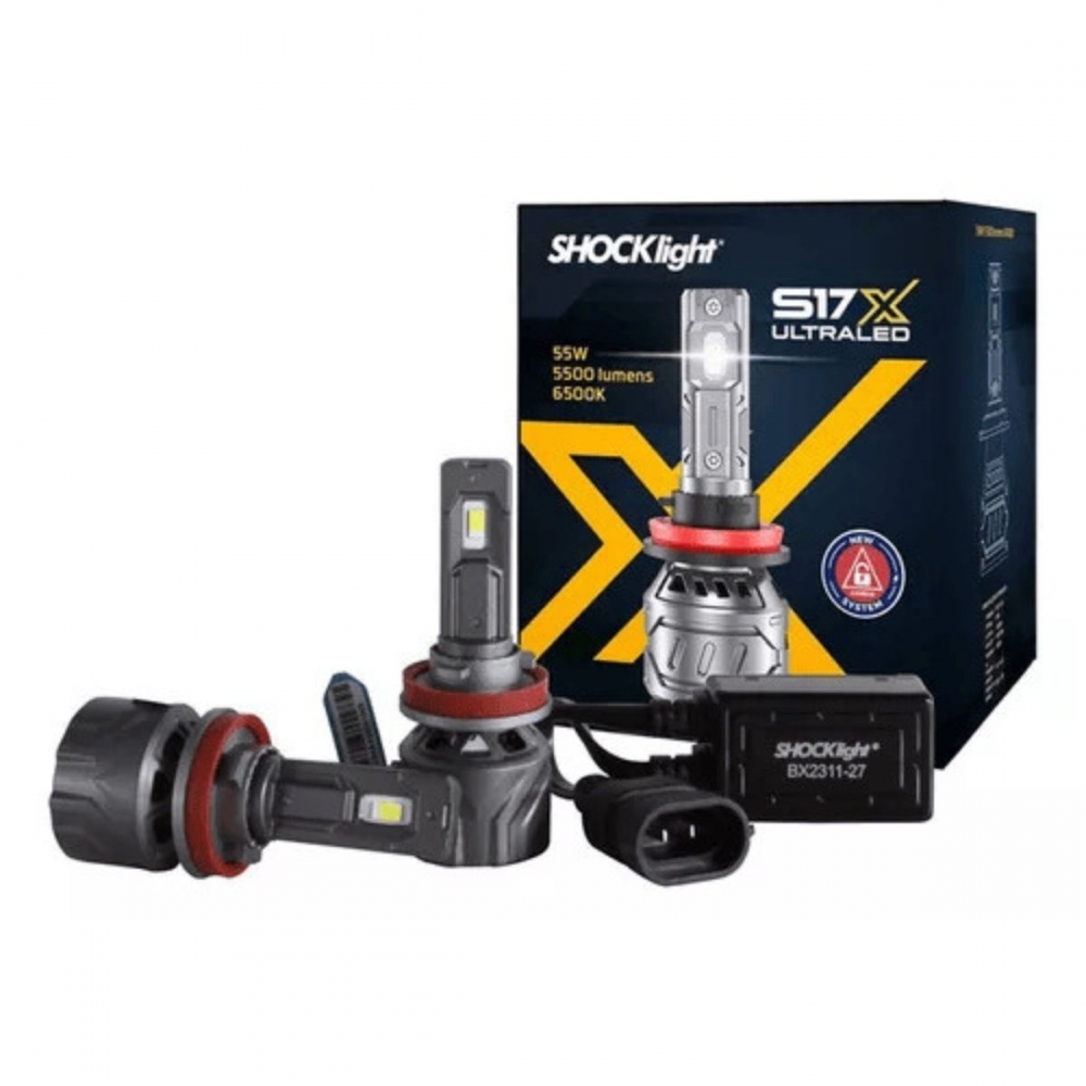 ULTRALED S17X H11 6500K 5500 LUMENS 9-32V