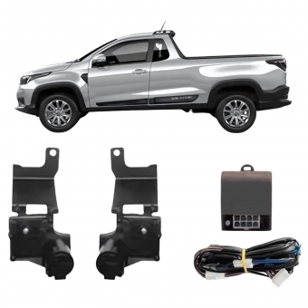 Kit Trava Elétrica Dedicada Fiat Nova Strada 2021 2P Tragial PAKTFTMN008