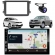 Central Multimídia Carplay Android Gol G7 Moldura + Câmera Preto