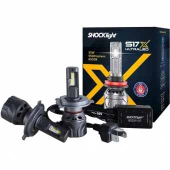 ULTRALED S17X H4 6500K 5500 LUMENS 9-32V