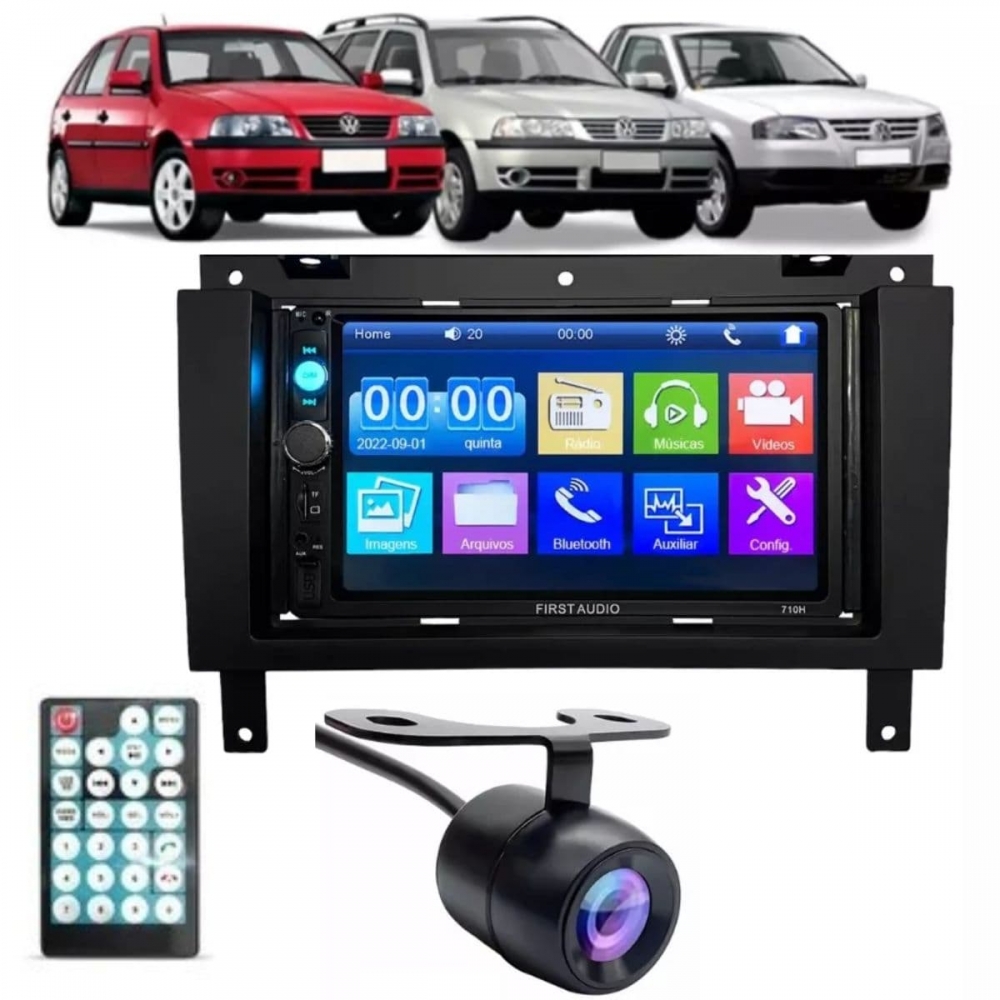 Central Multimídia Gol G3 Câmera Ré Bluetooth Espelhamento