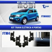 Kit Trava Elétrica Dedicada Fiat Mobi 4 Portas Tragial PAKTFTMN002