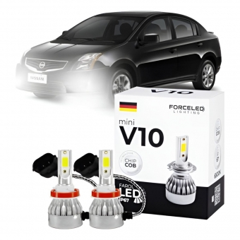 Kit Ultra Led V10 Farol Milha H11 Nissan Sentra 2012 A 2019