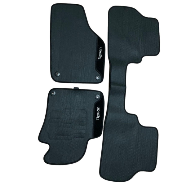 Kit Tapete Emborrachado VW Tiguan 2009 Até 2017 3 Peças