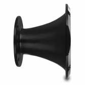 Corneta Cone Curto Rosca Bocal Alumínio Preta HL 14-50 Som