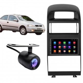 Central Multimidia Android Auto Astra Moldura + Câm Ar ANL/DIG