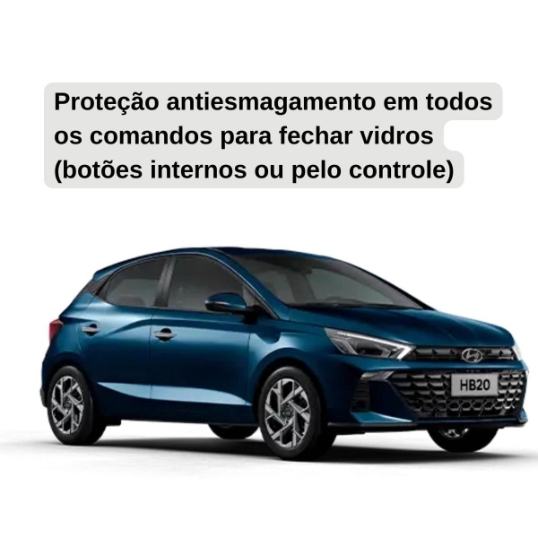 Módulo Subida Descida Vidros Carro Hyundai Hb20 12 Até 19