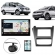 Central Multimídia 2 Din Carplay Android Auto Crossfox 2012/13 Moldura + Câmera