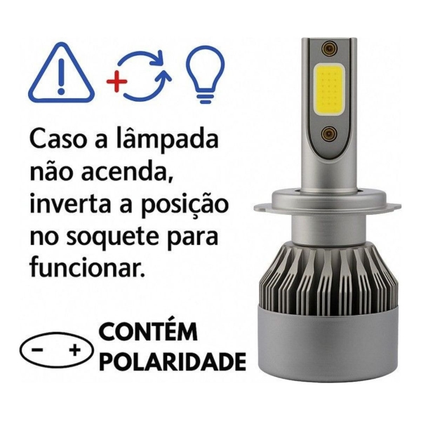 Kit Ultra Led V10 Farol Milha H11 Nissan Sentra 2012 A 2019