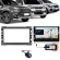 Central Multimídia Carplay Android Fiat Uno Moldura + Câmera Preto Fosco